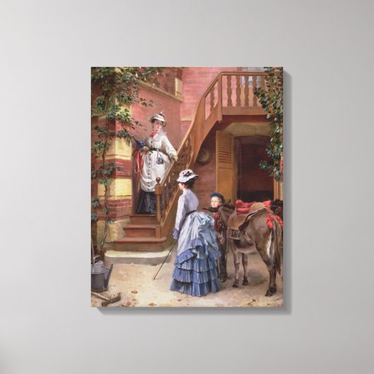 Een dag in het land canvas afdruk (Voorkant)