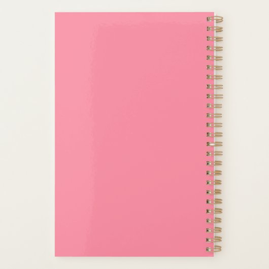 Een dag in het leven Pink Bow Planner (Achterkant)