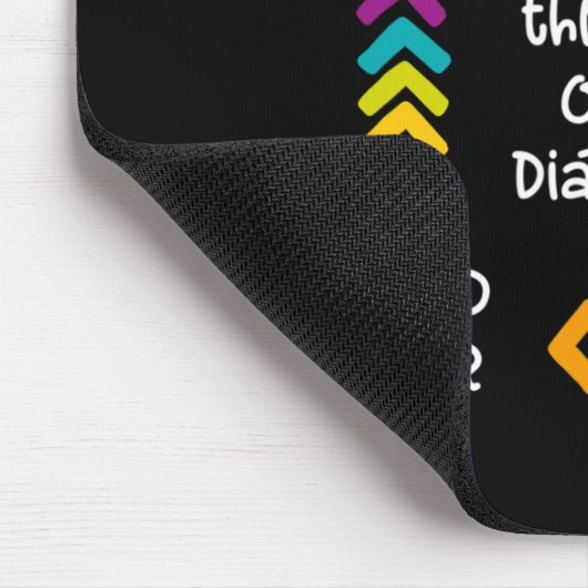 Een dag in het leven van een diabeticus muismat (Hoek)