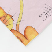 Een dag in het leven van een kat fleece deken (Hoek)