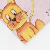 Een dag in het leven van een kat fleece deken (Hoek)
