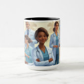 Een dag in het leven van een ziekenhuis mok (Midden)