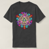 Een dag in het leven van vleermuizen, muggen en vi t-shirt (Design voorkant)