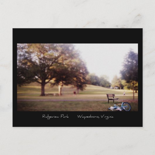 Een dag in het park - Briefkaart (Voorkant)