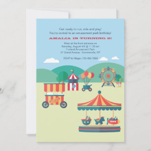 Een dag in het park kaart