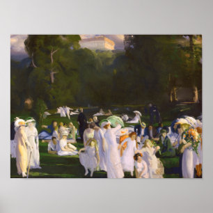 Een dag in juni - George Bellows (1913) Poster