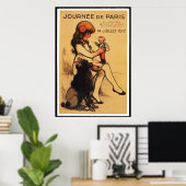Een dag in Parijs (23 maten) Poster (Thuiskantoor)