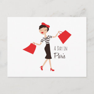 Een dag in Parijs Briefkaart
