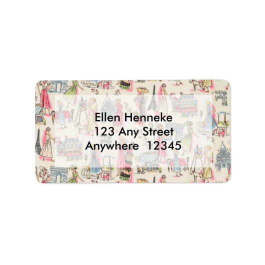 Een dag in Parijs Etiket (Voorkant)