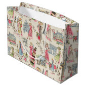 Een dag in Parijs Large Cadeautasje (Achterkant Gekanteld)