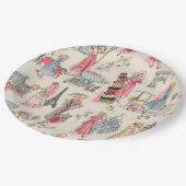 Een dag in Parijs Papieren Bordje (Gekanteld)