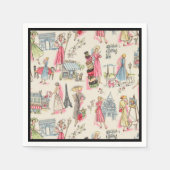 Een dag in Parijs Servetten (Voorkant)