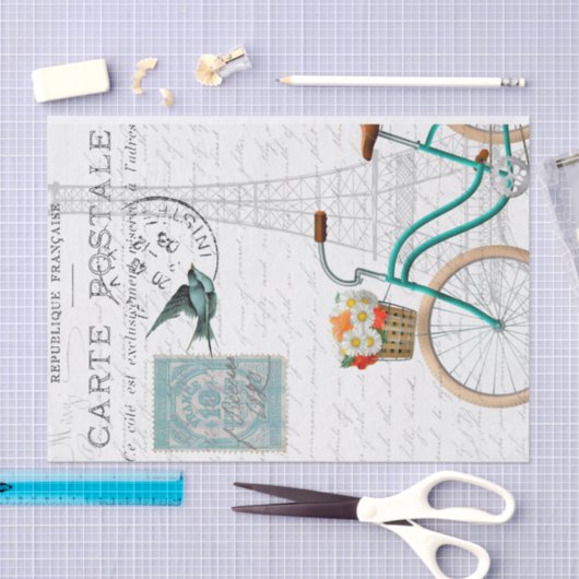 Een dag in Parijs Tissuepapier (Craft)