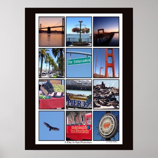 Een dag in San Francisco Poster (Voorkant)