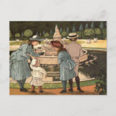 "Een dag in Versailles" Briefkaart (Voorkant)