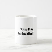 Een dag InshaAllah – Islamitische Quote Mok (Center)