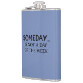 Een dag is geen dag van de week heupfles (Links)