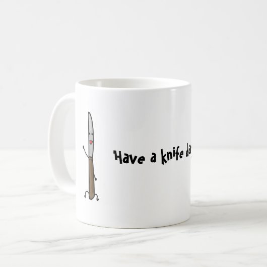 Een dag leven! Pun-Mok Koffiemok (Voorkant links)