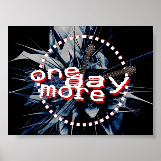 ÉÉN DAG MEER POSTER (Voorkant)