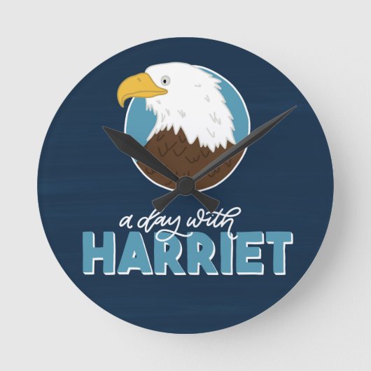 Een dag met Harriet Room Wall Clock Ronde Klok (Voorkant)
