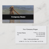 Een dag om 12 uur visitekaartje (Voorkant / Achterkant)