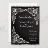 Een dag om Lace Wedding te onthouden Kaart (Voorkant / Achterkant)