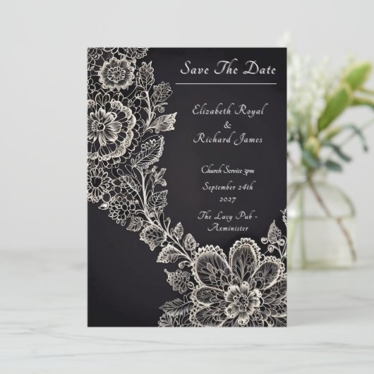 Een dag om Lacy Wedding te herdenken Kaart (Staand voorkant)