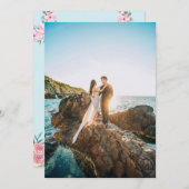 Een dag om te onthouden - huwelijksuitnodiging met bedankkaart (Voorkant / Achterkant)