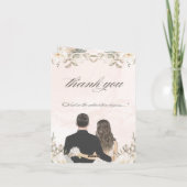 "Een dag om te onthouden - ons bruiloftsuitnodigin Kaart (Achterkant)