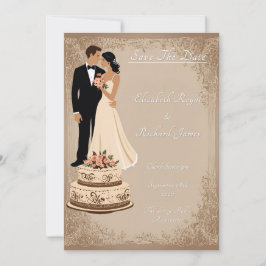 Een dag om te onthouden Trouwtaart bruiloft Kaart