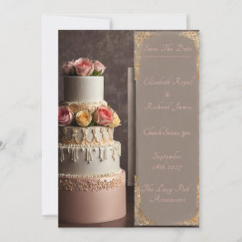 Een dag om te onthouden Trouwtaart bruiloft Kaart