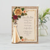 Een dag om trouwjurk te onthouden kaart (Staand voorkant)