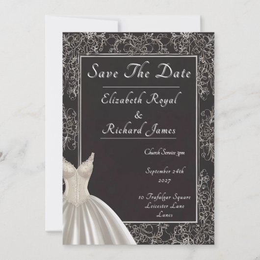 Een dag om trouwjurk te onthouden kaart (Voorkant)