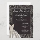 Een dag om trouwjurk te onthouden kaart (Voorkant / Achterkant)