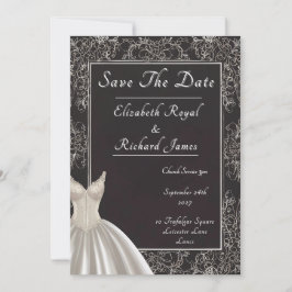 Een dag om trouwjurk te onthouden kaart