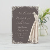 Een dag om trouwjurk te onthouden kaart (Staand voorkant)