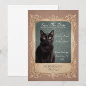 Een dag om zwarte katten te herdenken kaart (Voorkant / Achterkant)