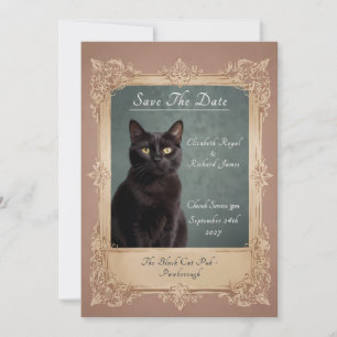 Een dag om zwarte katten te herdenken kaart
