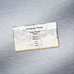 Een dag op de kermis magnetisch visitekaartje