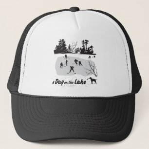Een dag op de Lake Pond Hockey Trucker Pet