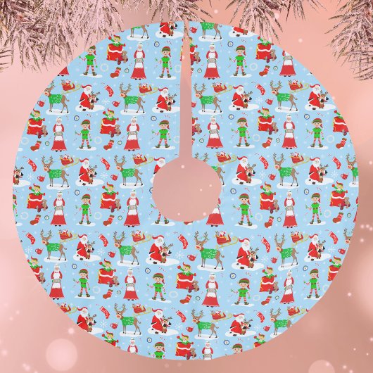 Een dag op de Noordpool tijdens Kerstmis Kerstboom Rok