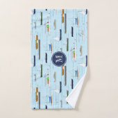 Een dag op de rivier de kust meer varen zeilen handdoek (Handdoek)