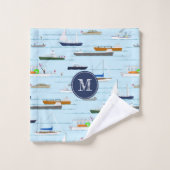 Een dag Op de rivier kustmeer varen ELKE kleur Bad Handdoek (Wasdoekje)