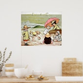Een dag op de strand poster (Keuken)