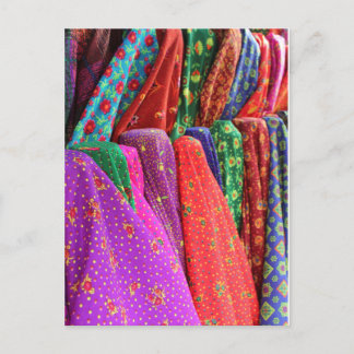 Een dag op de weefselmarkt briefkaart