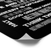 Een dag op een moment inspirerende herstel soberhe poster (Hoek)