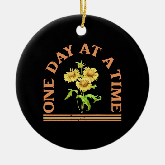 Eén Dag Op Een Tijd Keramisch Ornament (Voorkant)