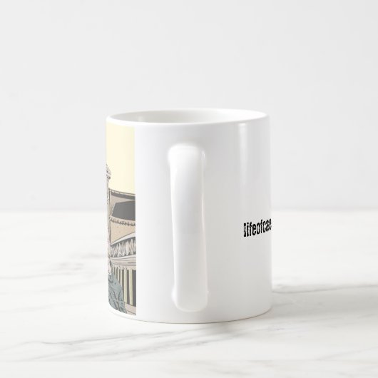 Een dag op het forum koffiemok (Handvat)