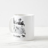 Een dag op het Hockey-meer Koffiemok (Voorkant links)