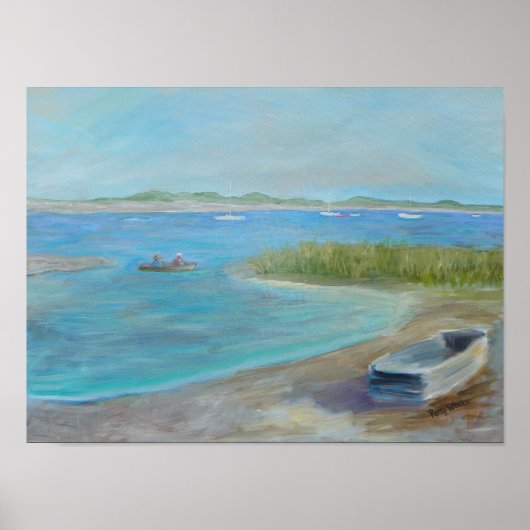 EEN DAG OP HET Poster WATER (Voorkant)